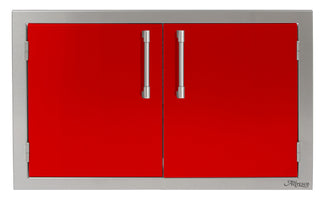 Buy carmine-red-gloss Alfresco 42 inch Double Access Doors