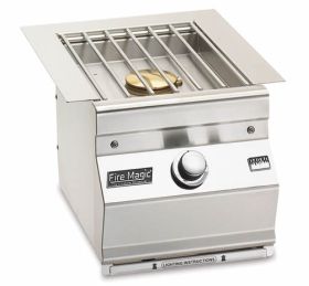Fire Magic Grills Assembly, Single Side Burner Natural Gas