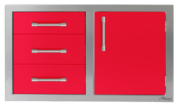 Alfresco 32 Inch Access Door & Drawers Combo