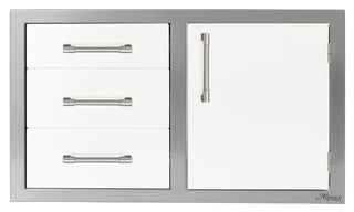 Buy signal-white-matte Alfresco 42-Inch Door Drawer Combo