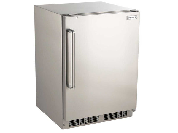 Fire Magic 24 Inch Outdoor Refrigerator with Solid Door and Lock 