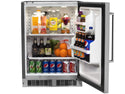 Fire Magic 24 Inch Outdoor Refrigerator with Solid Door and Lock 