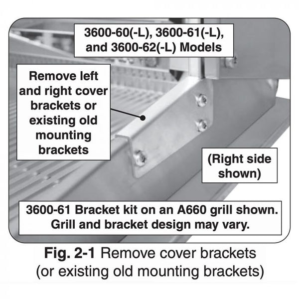 Fire Magic Grills Rotisserie Bracket Kit, A660