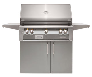 Buy signal-grey-gloss Alfresco ALXE 36-Inch Freestanding Grill With Rotisserie