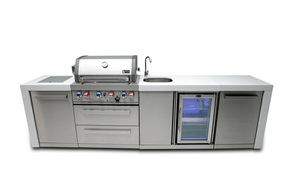 Mont Alpi 400 Deluxe Island with a Beverage center