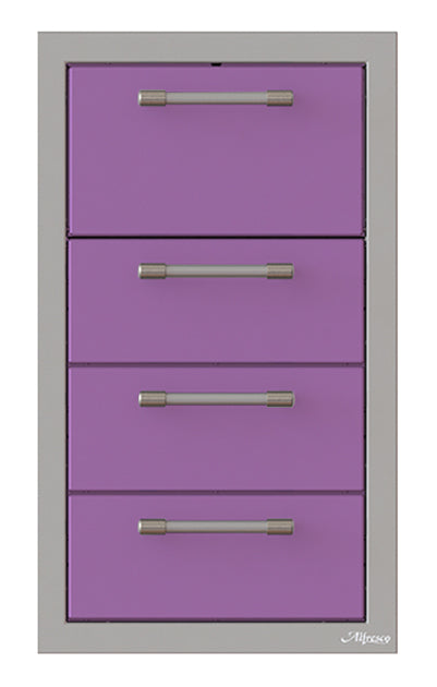 Alfresco 17-Inch Triple Drawer and Towel Holder Combo