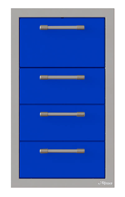 Alfresco 17-Inch Triple Drawer and Towel Holder Combo