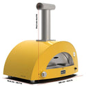 Alfa Moderno 3 Pizze Gas-Fired Pizza Oven In Fire Yellow