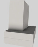 Vent A Hood 42'' 900 CFM Contemporary Wall Mount Range Hood