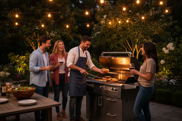Alfresco ALXE 42-Inch Freestanding Gas Grill with Deluxe Cart and Rotisserie