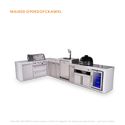 Mont Alpi 4-Burner L-Shaped Deluxe Series Outdoor Kitchen Island With Kegerator, Kamado And Corner Fridge Module Plus Extra Storage Cabinet