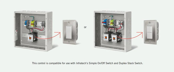 Infratech Dual Relay Contractor Panel