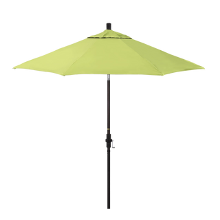 el dorado patio umbrella 7.5' Octagon Pulley Premier Domi 7.5ft Gray Patio Table Umbrella top ventilation system creates airflow channels that prevent heat buildup in the summer Treasure Garden 11.5-Foot Octagon Cantilever