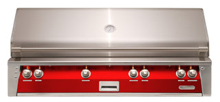 Buy carmine-red-gloss Alfresco ALXE 56-Inch Built-In Grill With Sear Zone &amp; Rotisserie