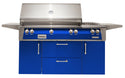 Alfresco 56-Inch Luxury Deluxe Gas Grill with Refrigerated Cart