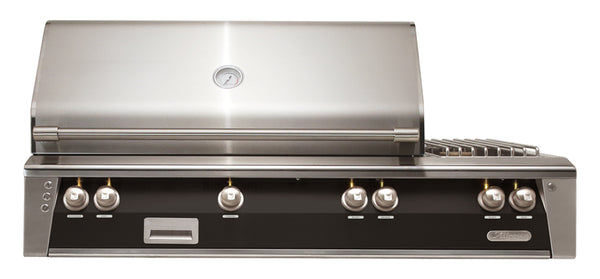 Alfresco ALXE 56-Inch Built-In Deluxe Gas BBQ Grill With Side Burner & Rotisserie