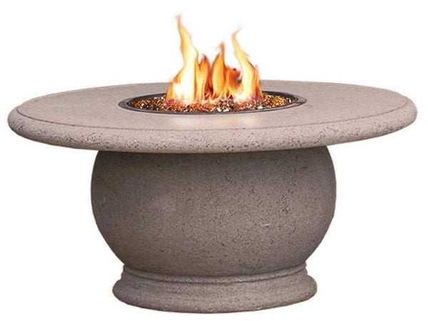 American Fyre Designs Amphora Fire Table with Concrete Top