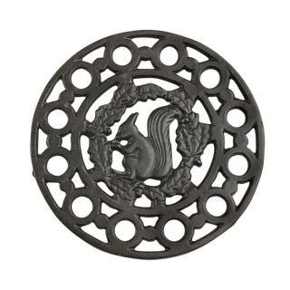 Morsø Trivet, Round Squirrel Motif