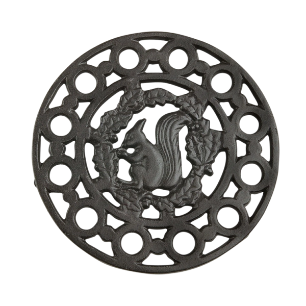 Morsø Trivet, Round Squirrel Motif