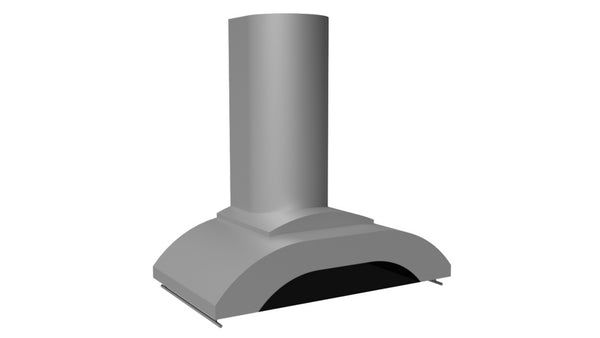Vent A Hood 36" Power Lung Contemporary Wall Mount Range Hood Stainless Steel