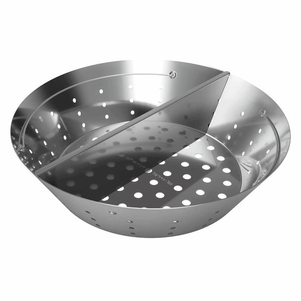 Big Green Egg Stainless Steel Fire Bowl with Divider