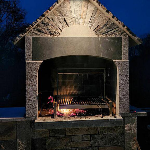 Tagwood Insert Style Argentine Santa Maria Wood Fire & Charcoal Gaucho Grill