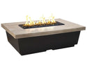 American Fyre Designs Reclaimed Wood Contempo Rectangle Fire Table