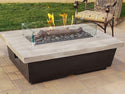 American Fyre Designs Reclaimed Wood Contempo Rectangle Fire Table