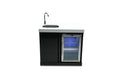 Mont Alpi Black Stainless Steel Beverage Center