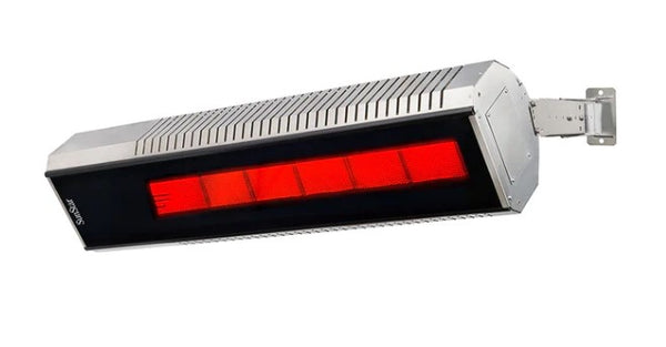 SunStar MGL Series 48" Two-Stage Propane Gas Infrared Patio Heater with Fixed Mounting Kit and Wireless Remote Control