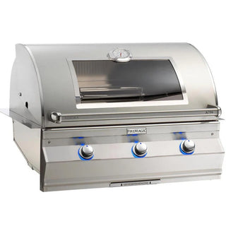 Fire Magic Aurora 36-Inch Built-In Propane Gas Grill with Magic View Window And Analog Thermometer 