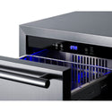 Summit 18 Inch Outdoor Refrigerator ADA with Drawers