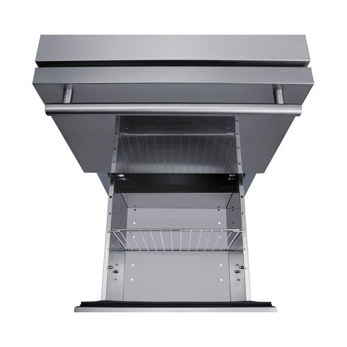Summit 18 Inch Outdoor Refrigerator ADA with Drawers