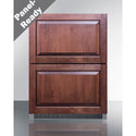 Summit 24 Inch Outdoor ADA Refrigerator with Panel Ready Drawers