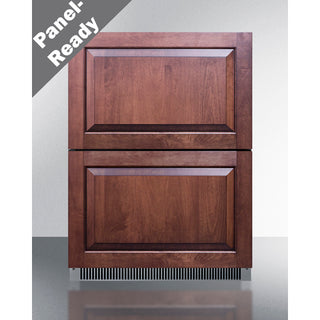 Summit 24 Inch Outdoor ADA Refrigerator with Panel Ready Drawers