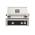 American Outdoor Grill 24 inch L-Series built-in gas grill in black finish with rear burner and rotisserie kit