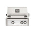 American Outdoor Grill 24 inch L-Series built-in gas grill in white finish with rear burner and rotisserie kit
