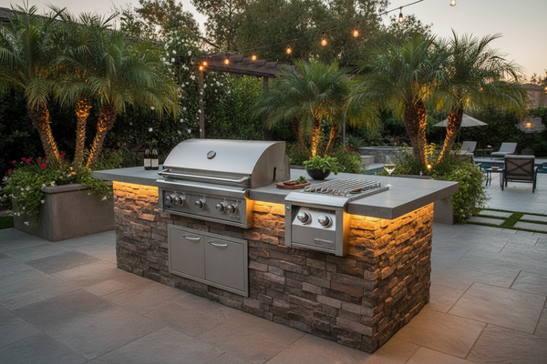 Alfresco 14-Inch Built-In Dual Side Burner