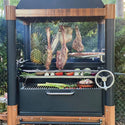 Tagwood The BEAST Argentine Santa Maria Style Wood Fire & Charcoal Gaucho Grill - Cold-Roll Steel