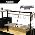 Tagwood Freestanding Argentine Santa Maria Wood Fire & Charcoal Gaucho Grill - Cold-Roll Steel