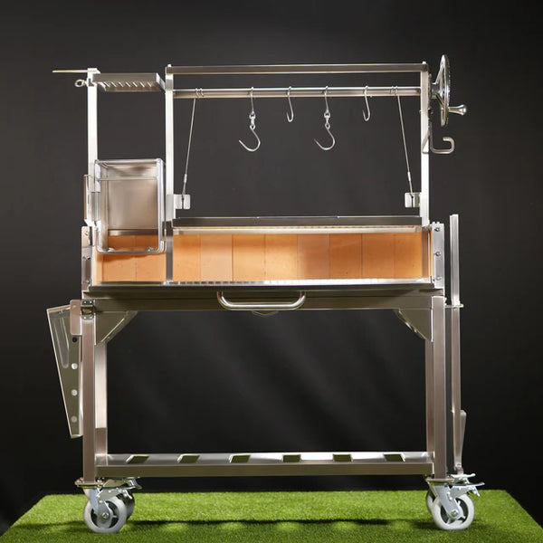 Tagwood Freestanding Argentine Santa Maria Wood Fire & Charcoal Gaucho Grill