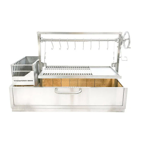 Tagwood XL Built-In Santa Maria Argentine Wood Fire & Charcoal Gaucho Grill