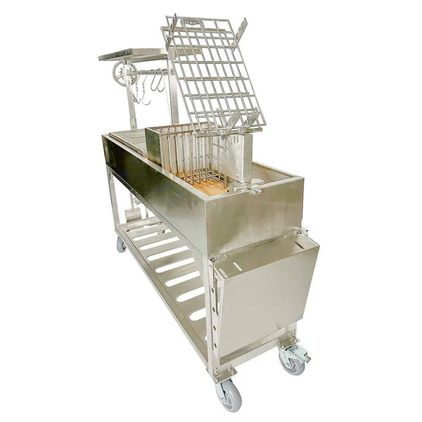 Tagwood Freestanding Argentine Santa Maria Wood Fire & Charcoal Gaucho Grill