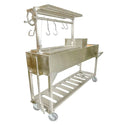 Tagwood Freestanding Argentine Santa Maria Wood Fire & Charcoal Gaucho Grill
