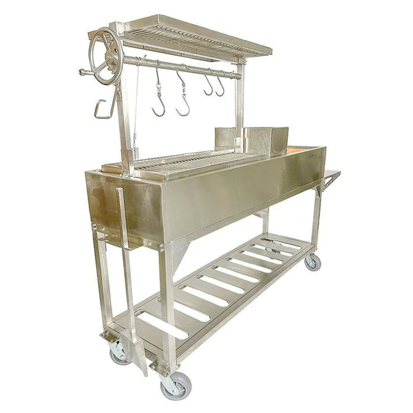 Tagwood Freestanding Argentine Santa Maria Wood Fire & Charcoal Gaucho Grill