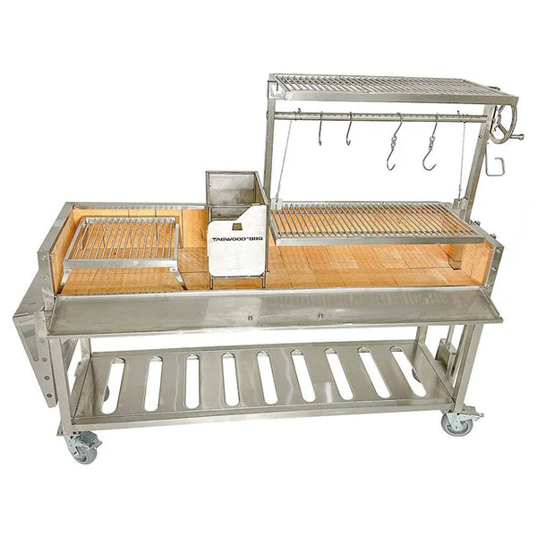 Tagwood Freestanding Argentine Santa Maria Wood Fire & Charcoal Gaucho Grill