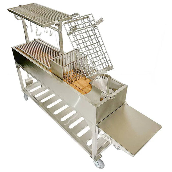 Tagwood Freestanding Argentine Santa Maria Wood Fire & Charcoal Gaucho Grill