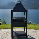 Tagwood Santa Maria Wood Fire & Charcoal Gaucho Grill - Cold-Roll Steel