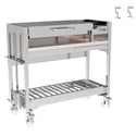 Tagwood Freestanding Argentine Wood Fire & Charcoal Gaucho Grill