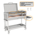 Tagwood Freestanding Argentine Wood Fire & Charcoal Gaucho Grill